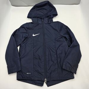 Nike boys' Academy 18 navy rain jacket size XS